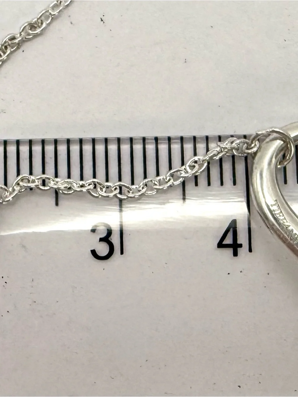 Tiffany & Co. Elsa Peretti Double Open Heart Lariat Necklace Sterling Silver